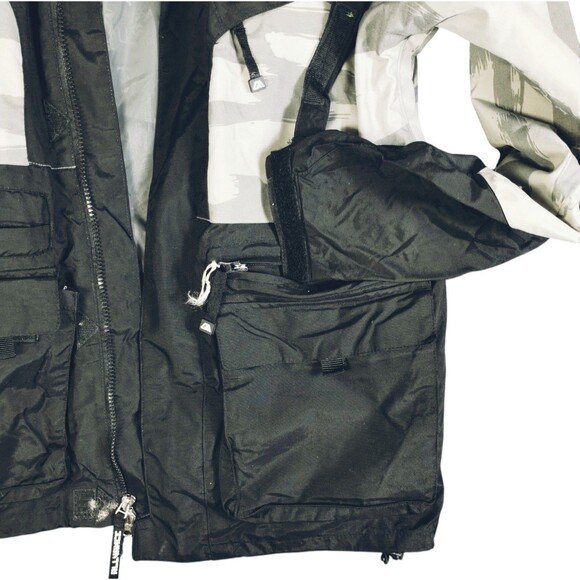 Allyance Archetype Ski Jacket Men's S Oxford 8000 Ordinance Snowboard Black Grey - Picture 3 of 12